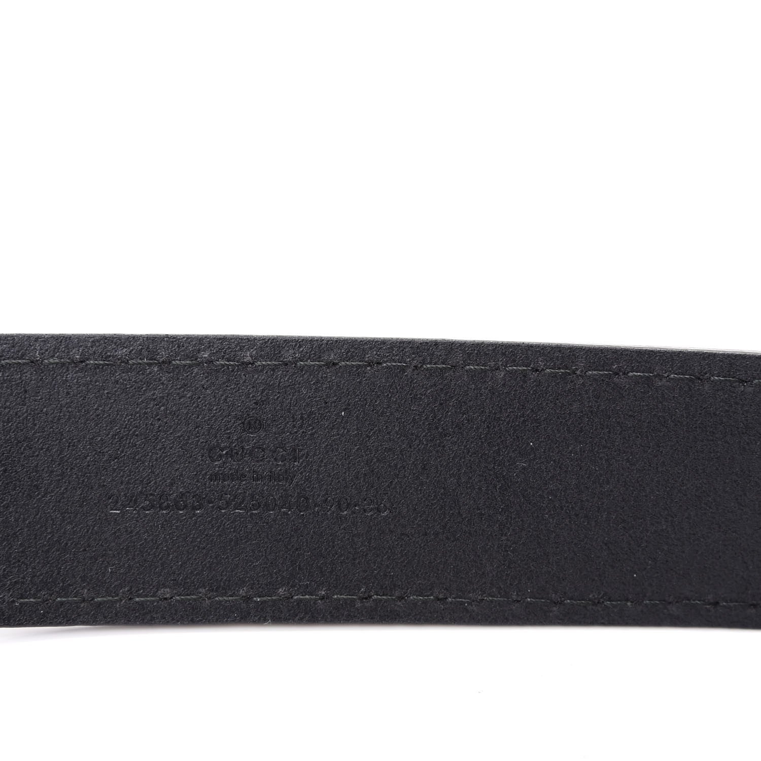 Gucci Leather Bamboo Interlocking G Belt 90 36 Black 5 of 6
