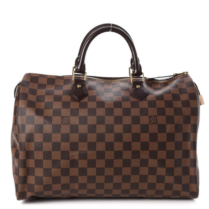 Louis Vuitton Damier Ebene Speedy 35 1 of 12