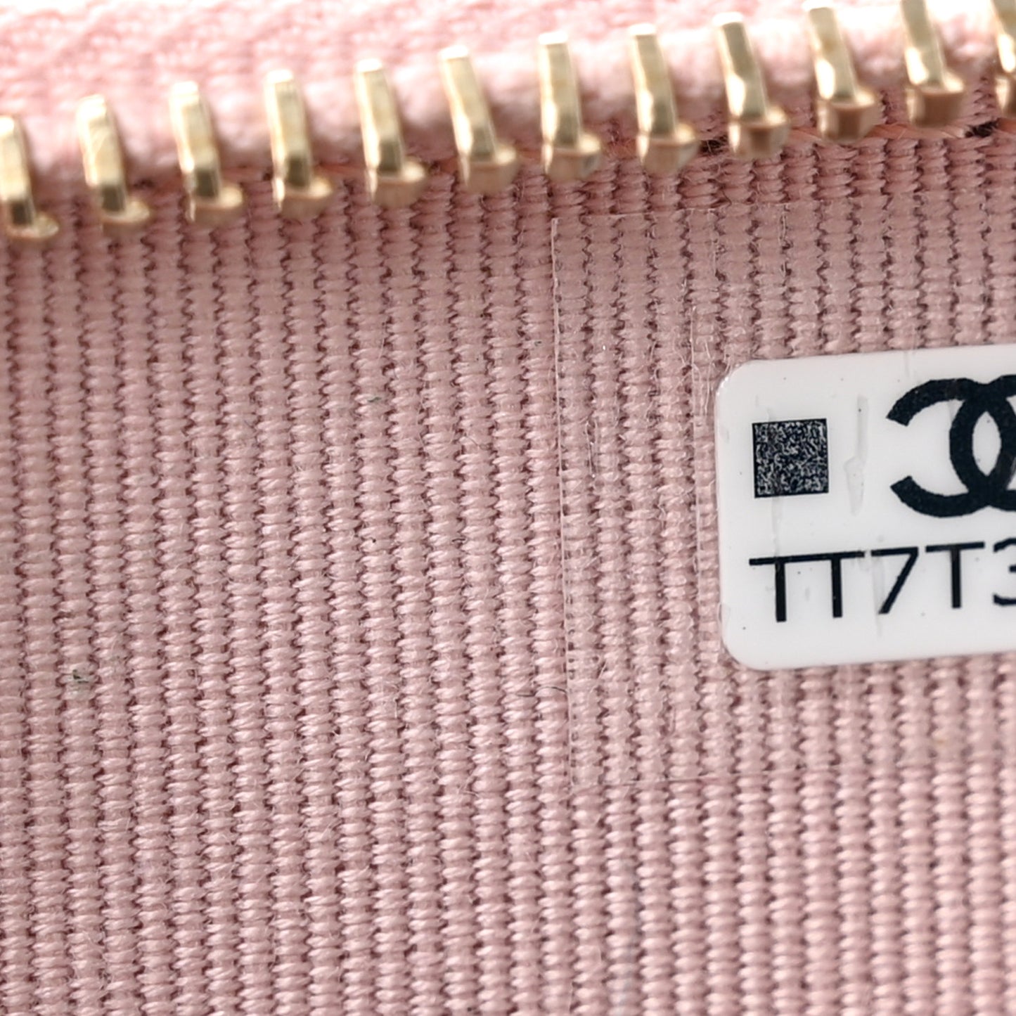 Lambskin Quilted Chanel 19 Zip Around Coin Purse Wallet Light Pink