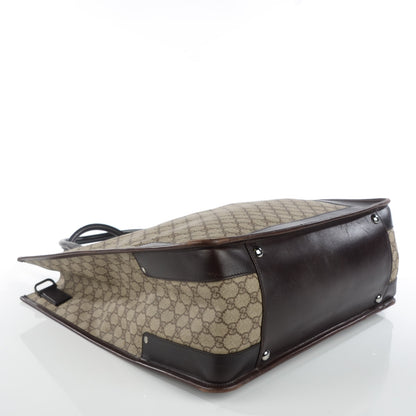 Gucci GG Plus Monogram Large Vertical Tote Dark Brown 4 of 14