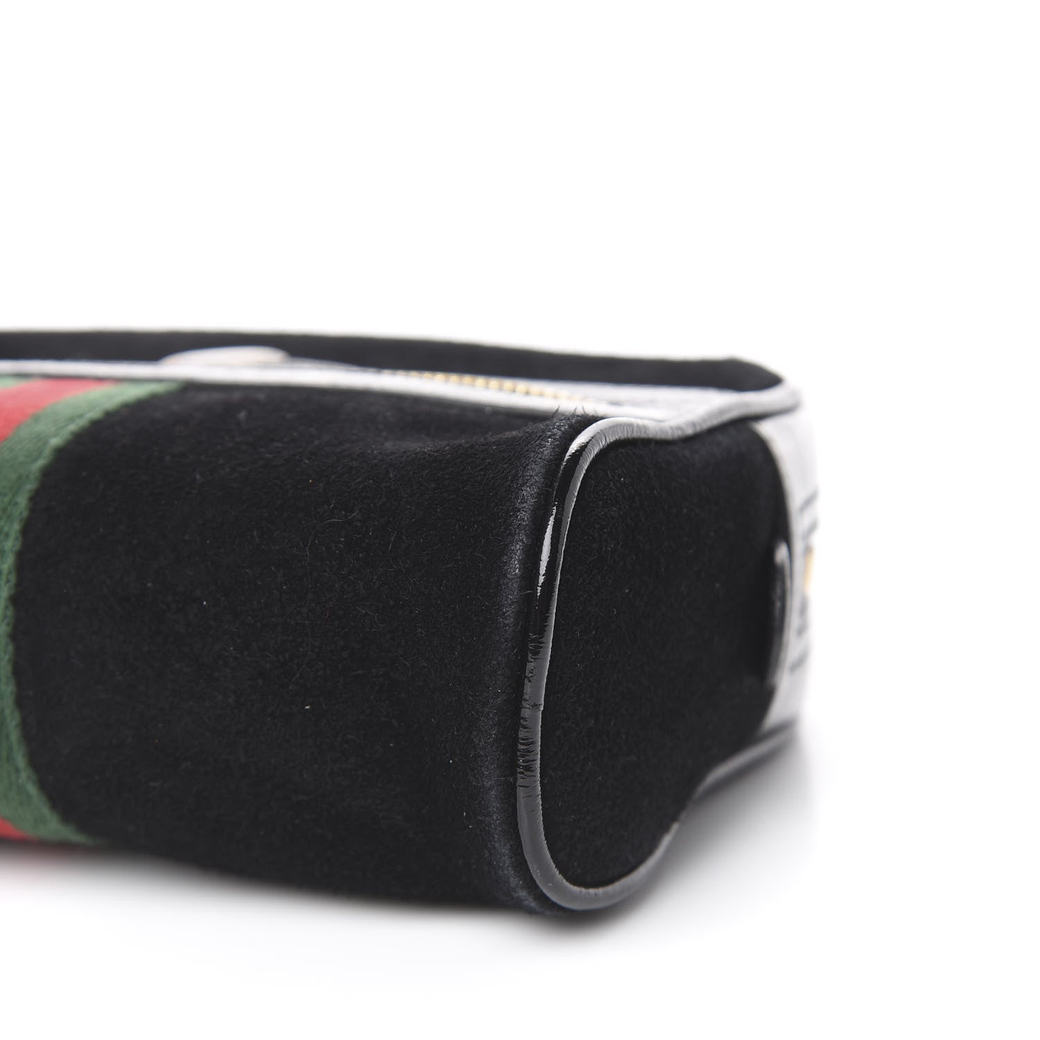 Gucci Suede Small Ophidia Belt Bag 95 38 Black 9 of 10