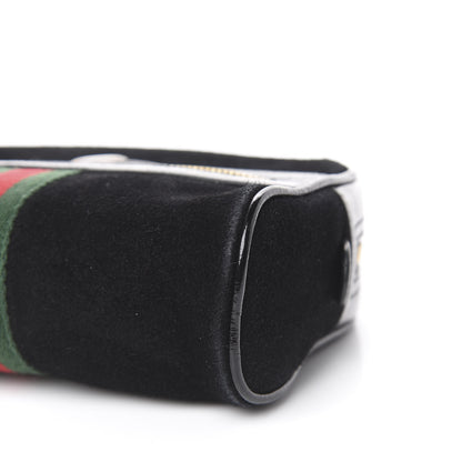 Gucci Suede Small Ophidia Belt Bag 95 38 Black 9 of 10