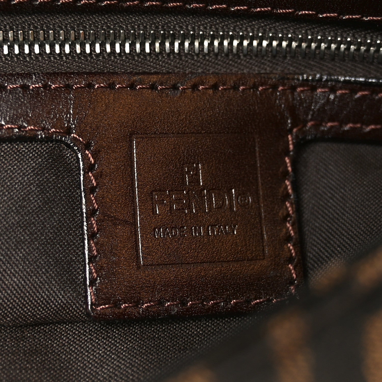 Fendi Zucca Mama Baguette Tobacco 6 of 9