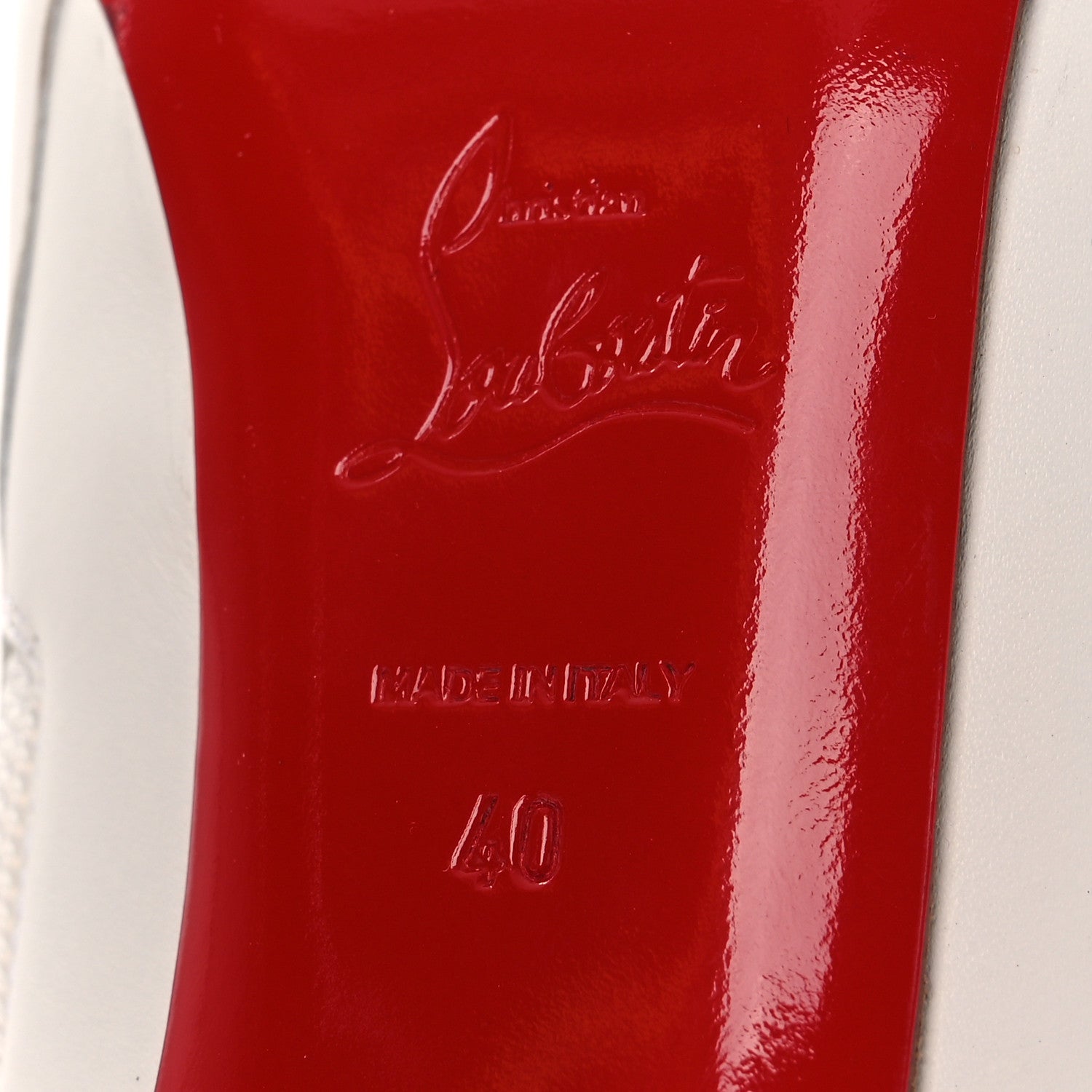 Christian Louboutin Calfskin So Kate Booty 100 Ankle Boots 40 Snow 8 of 13