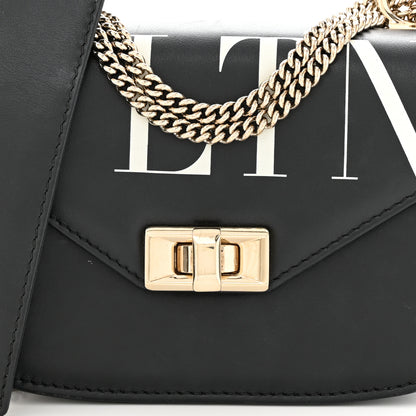 Valentino Garavani Calfskin VLTN Small Shoulder Bag Black 7 of 12