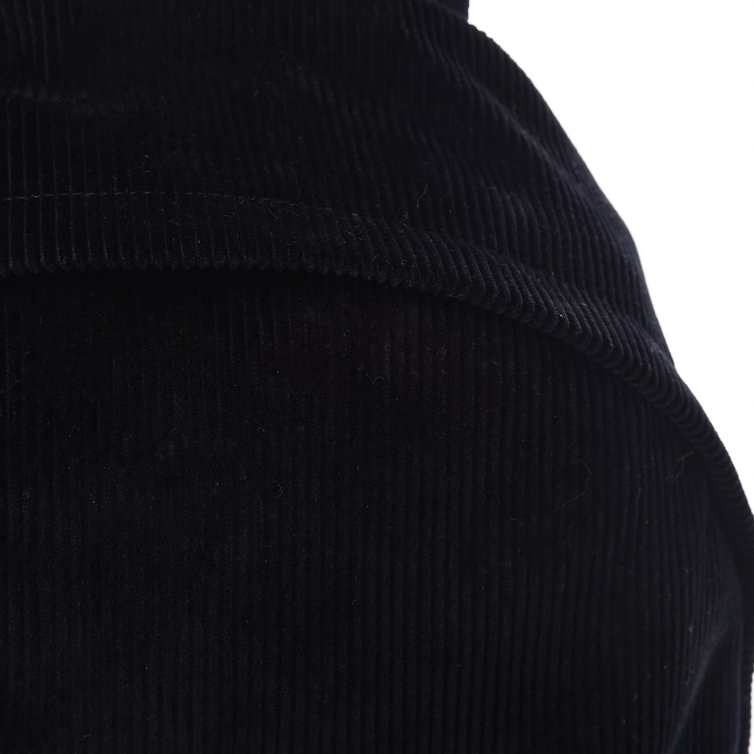 Saint Laurent Velvet Corduroy City Backpack Black 9 of 9
