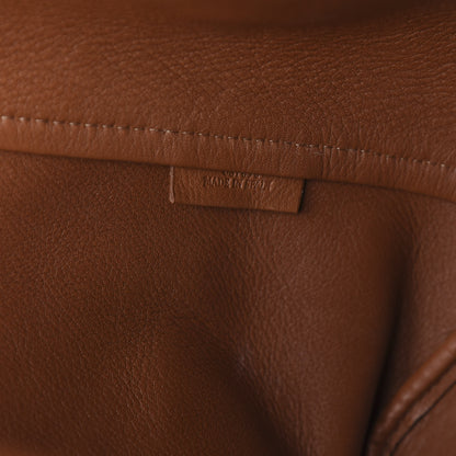 Loewe Linen Belted Strap Balloon Bucket Bag White 8 of 10