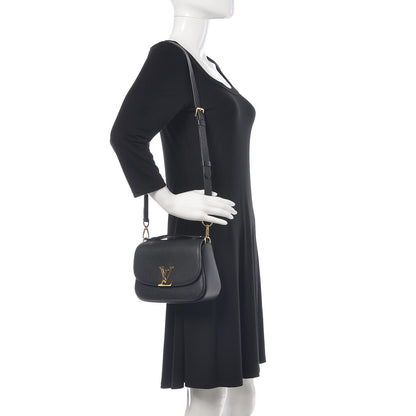 Louis Vuitton Grained Calfskin Vivienne NM Black 2 of 10