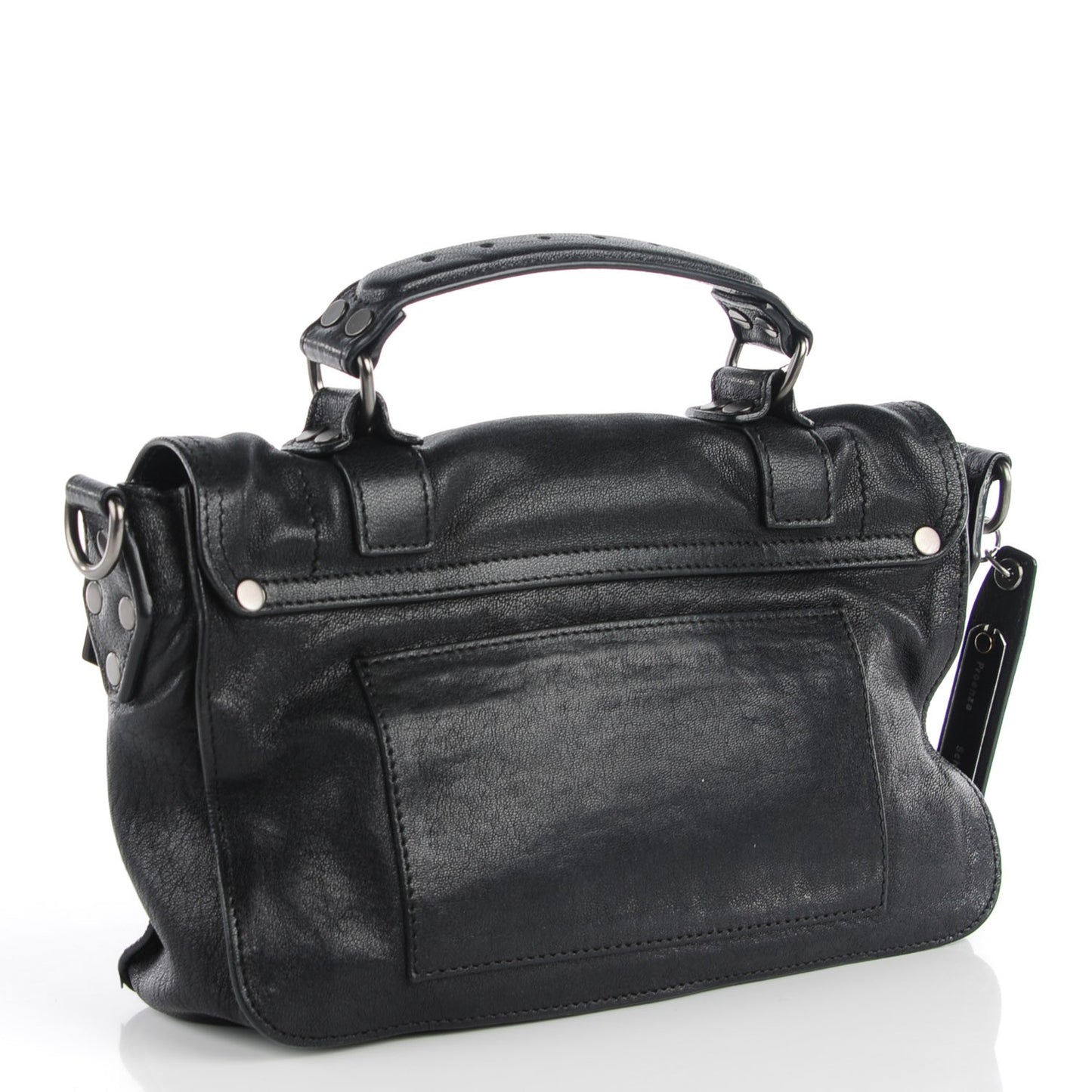 Lambskin Tiny PS1 Satchel Black