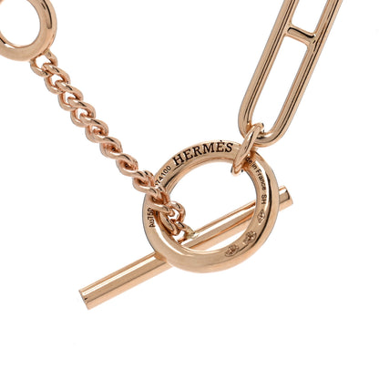 Hermes 18K Rose Gold Echappee Necklace SH 4 of 5