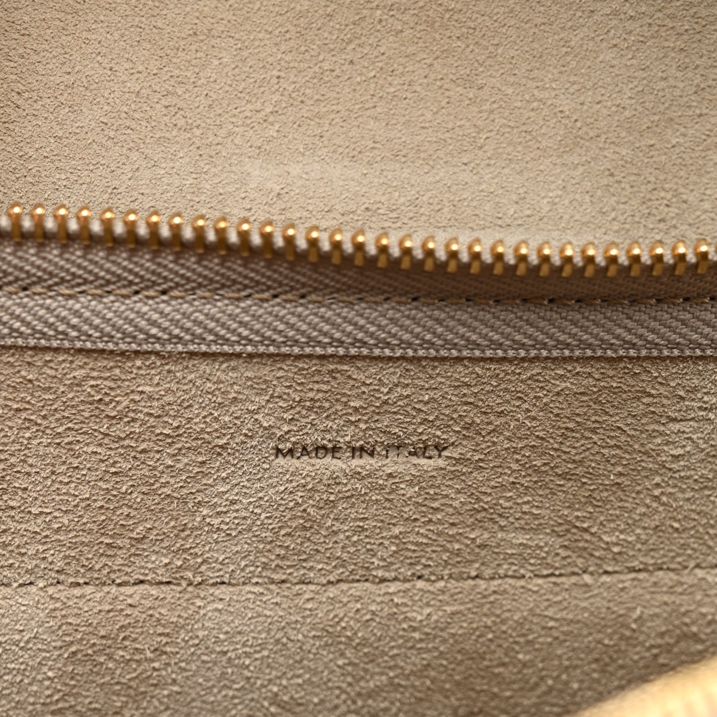 Grained Calfskin Nano Belt Bag Light Taupe