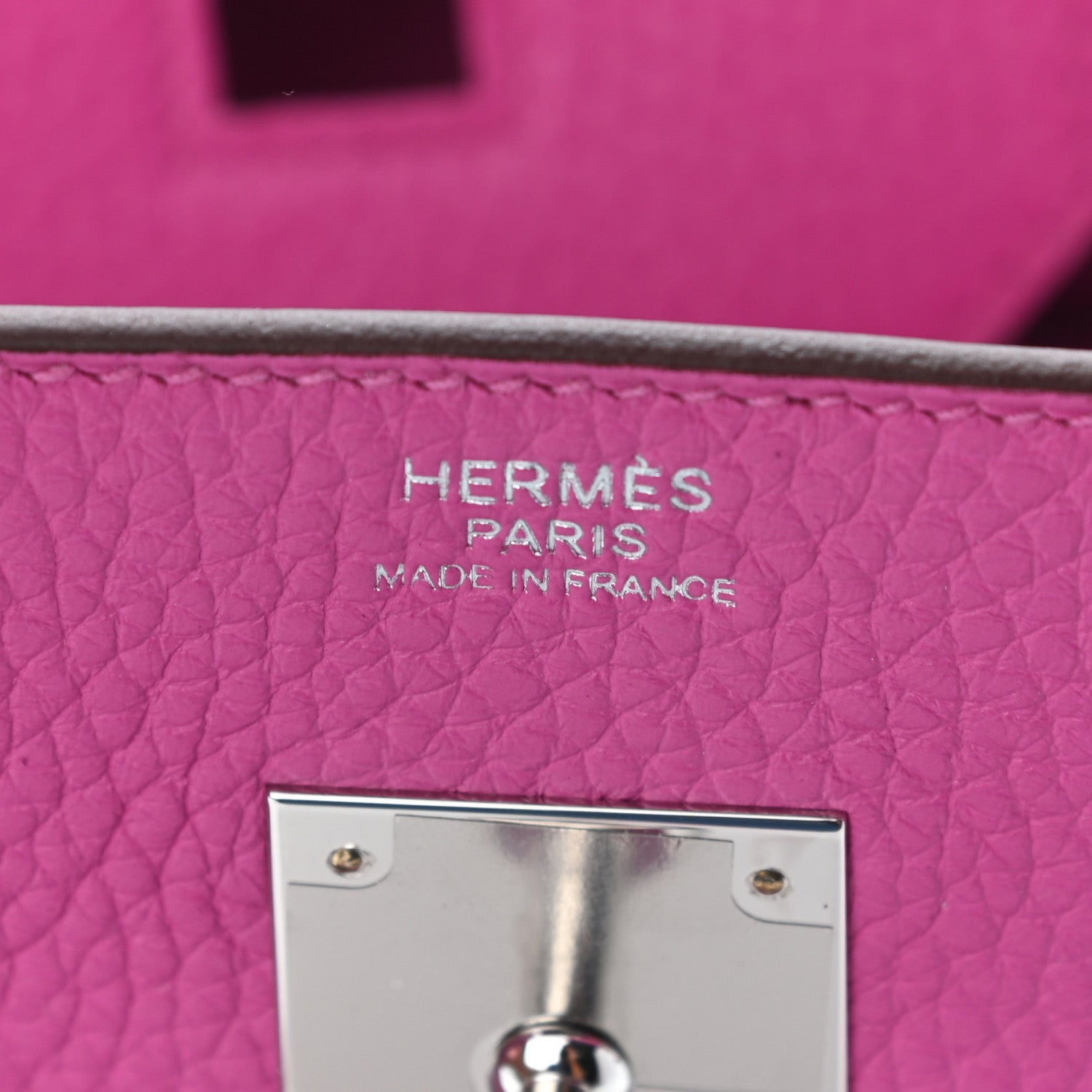 Hermes Taurillon Clemence Birkin 30 Magnolia 6 of 11