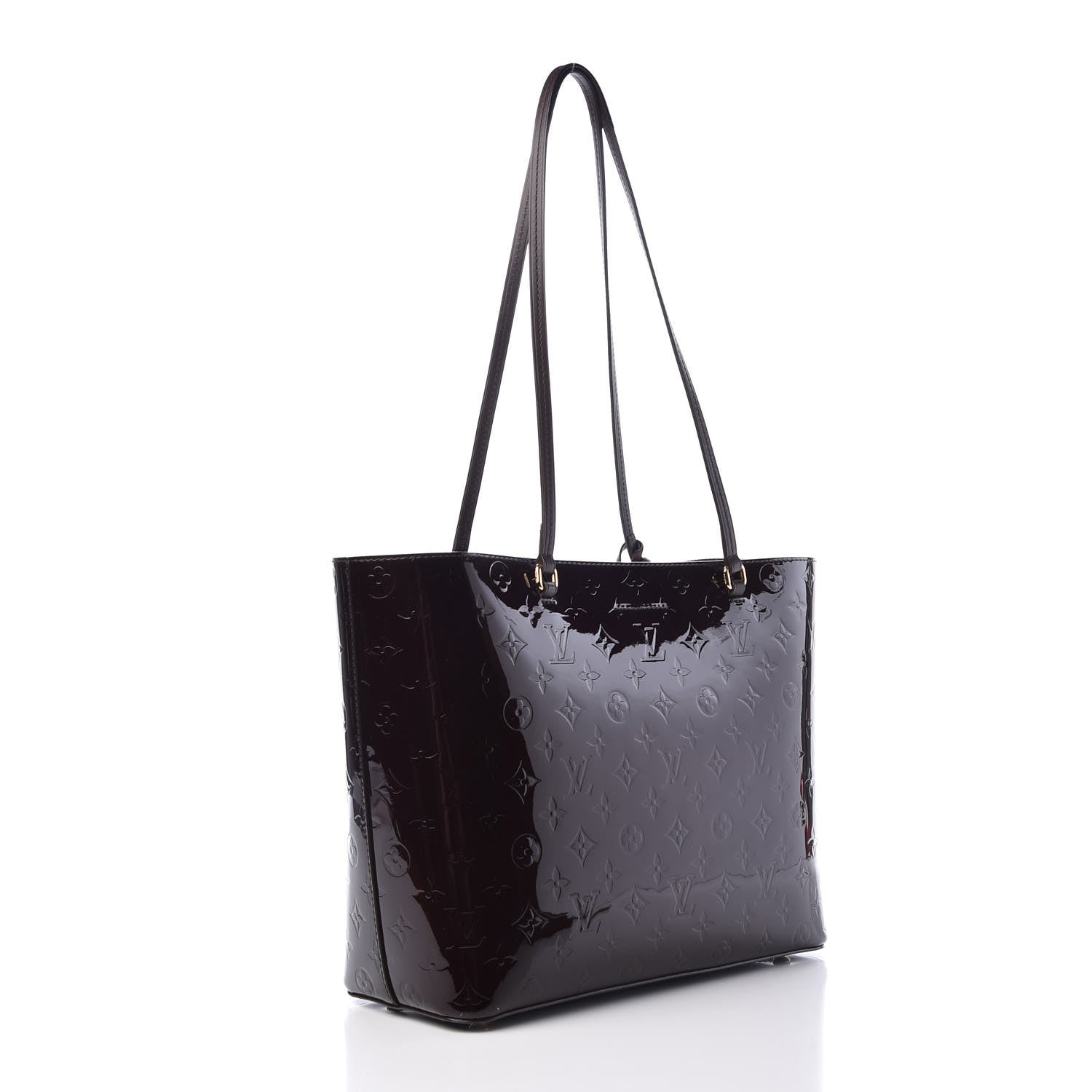 Louis Vuitton Vernis Long Beach MM Amarante 4 of 9