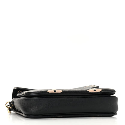 Louis Vuitton Empreinte Monogram Giant Pochette Metis Black Beige 4 of 8