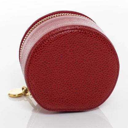 Chanel Small Caviar Jewelry Travel Case Dark Red 6 of 7