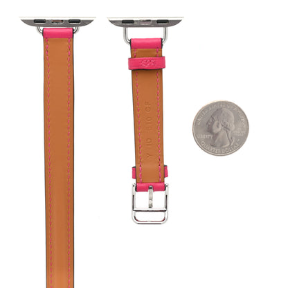 Hermes Swift 41mm Apple Watch Double Tour Band Rose Mexico 3 of 4