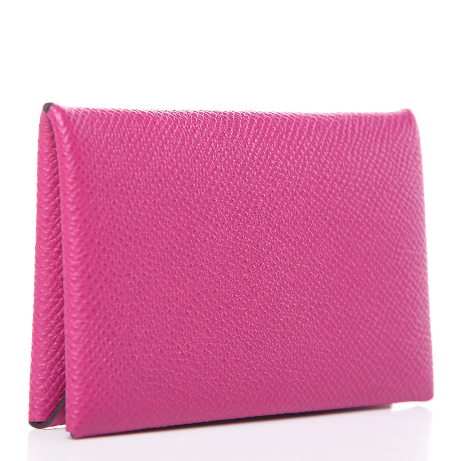 Hermes Epsom Calvi Card Case Rose Pourpre 3 of 8