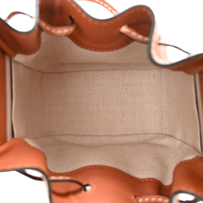 Loewe Calfskin Canvas Mini Hammock Shoulder Bag Natural Tan 5 of 10