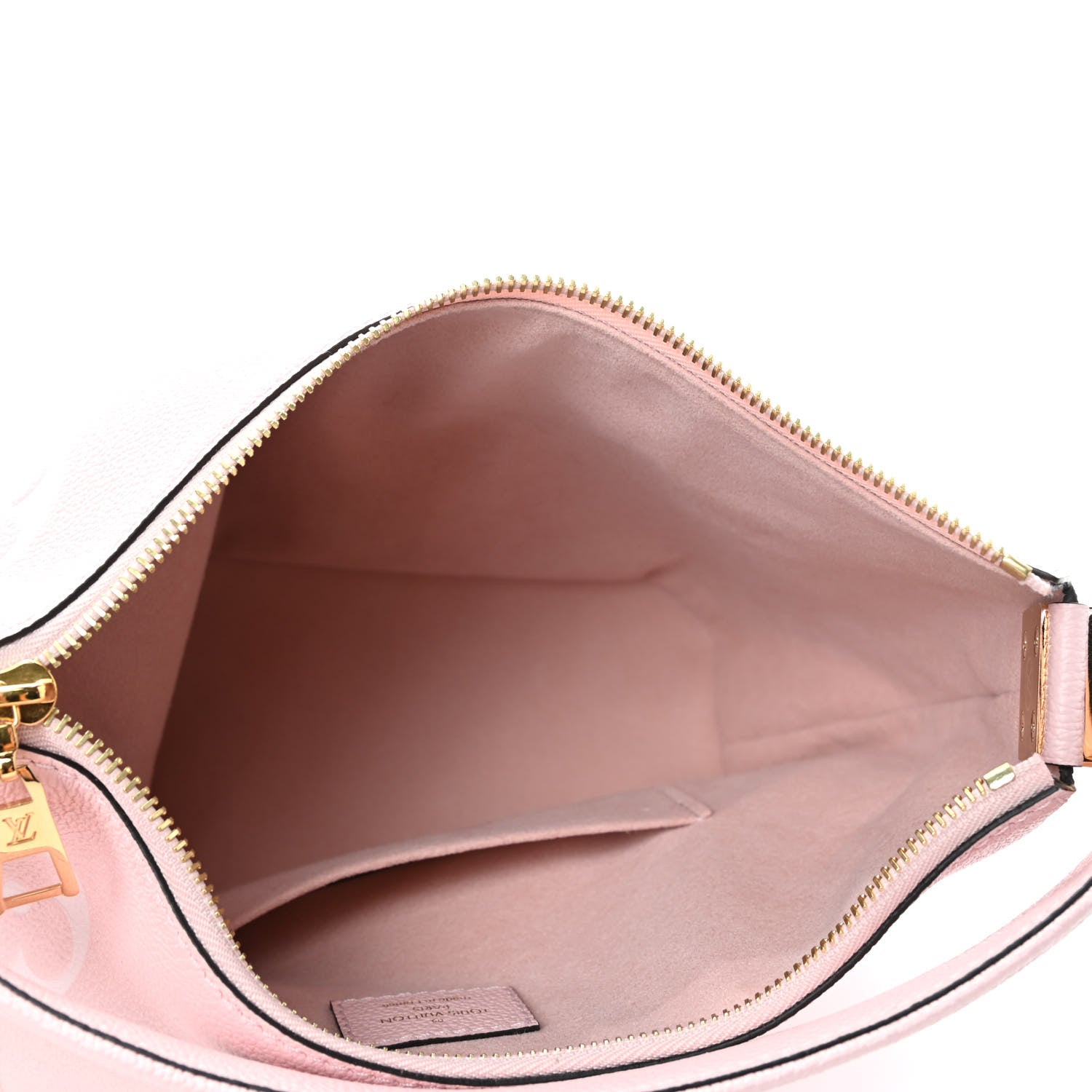 Louis Vuitton Empreinte Monogram Giant By The Pool Marshmallow Hobo PM Bouton De Rose 4 of 4