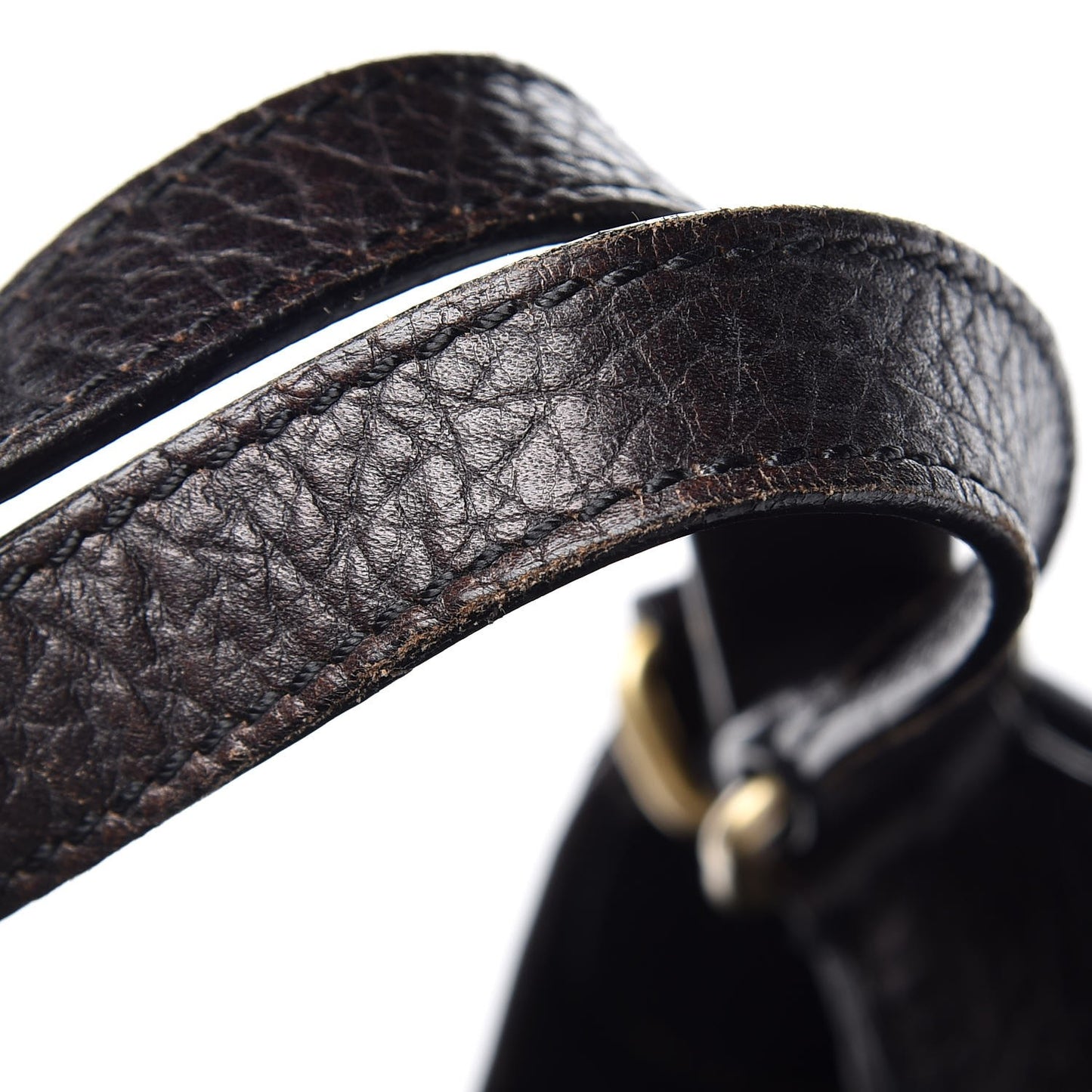 Pebbled Calfskin Hobo Black