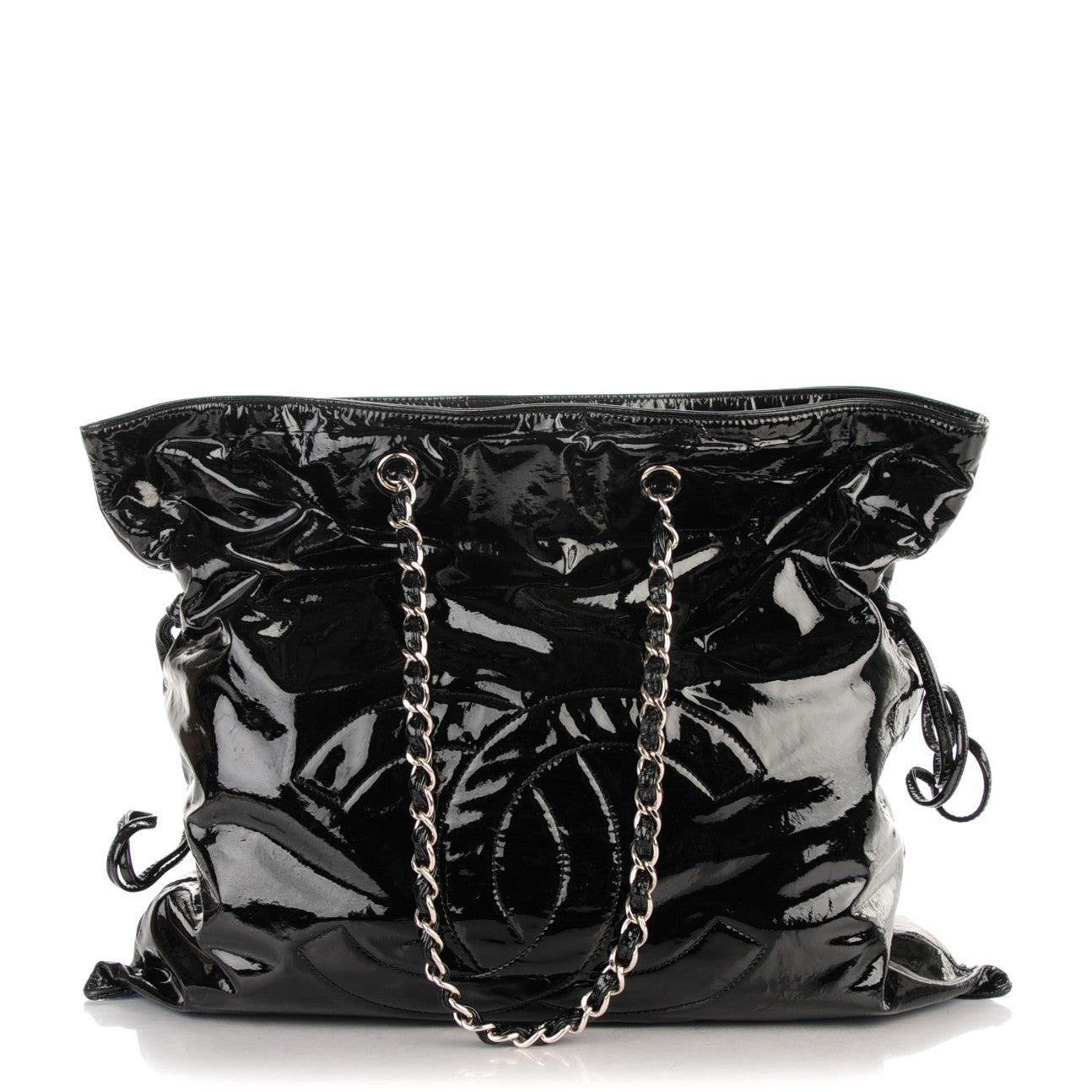 Chanel Patent Bonbons Shopper Tote Black 1 of 6