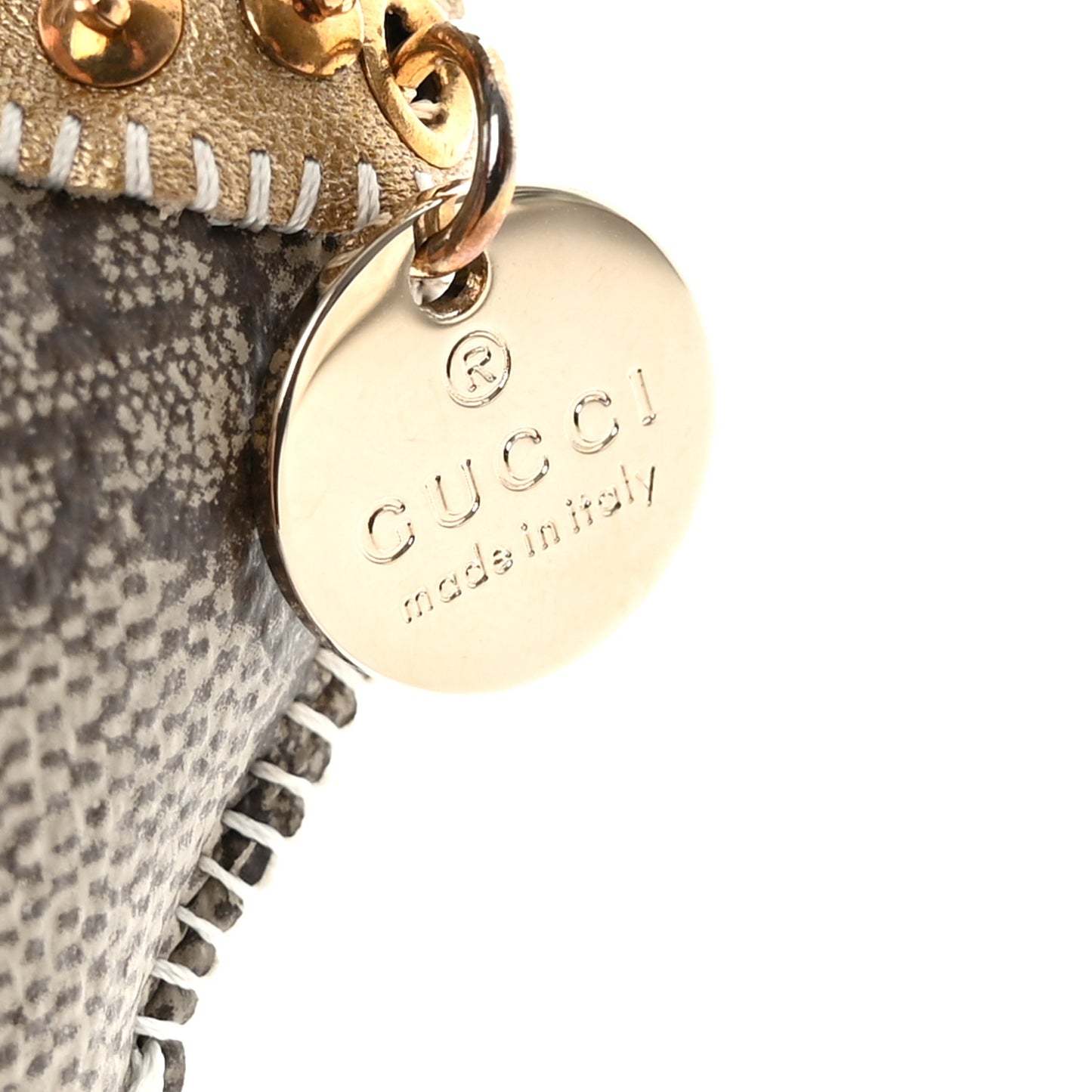 GG Supreme Monogram Dog Key Charm