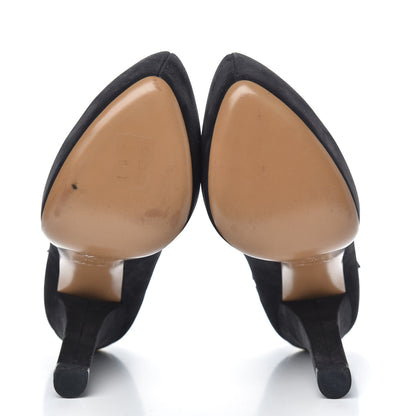 Louis Vuitton Suede Varennes Pumps 39.5 Black 5 of 8