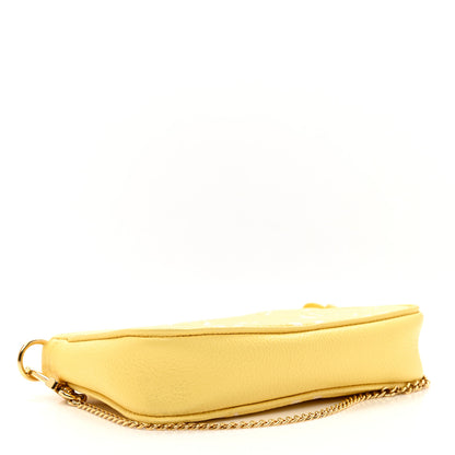 Louis Vuitton Empreinte Monogram Mini Pochette Accessories Lemon Curd Yellow 5 of 7