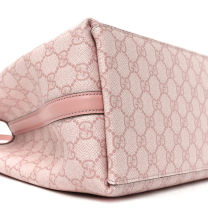 Gucci GG Supreme Monogram Emblem Large Tote Bag Light Pink 8 of 9