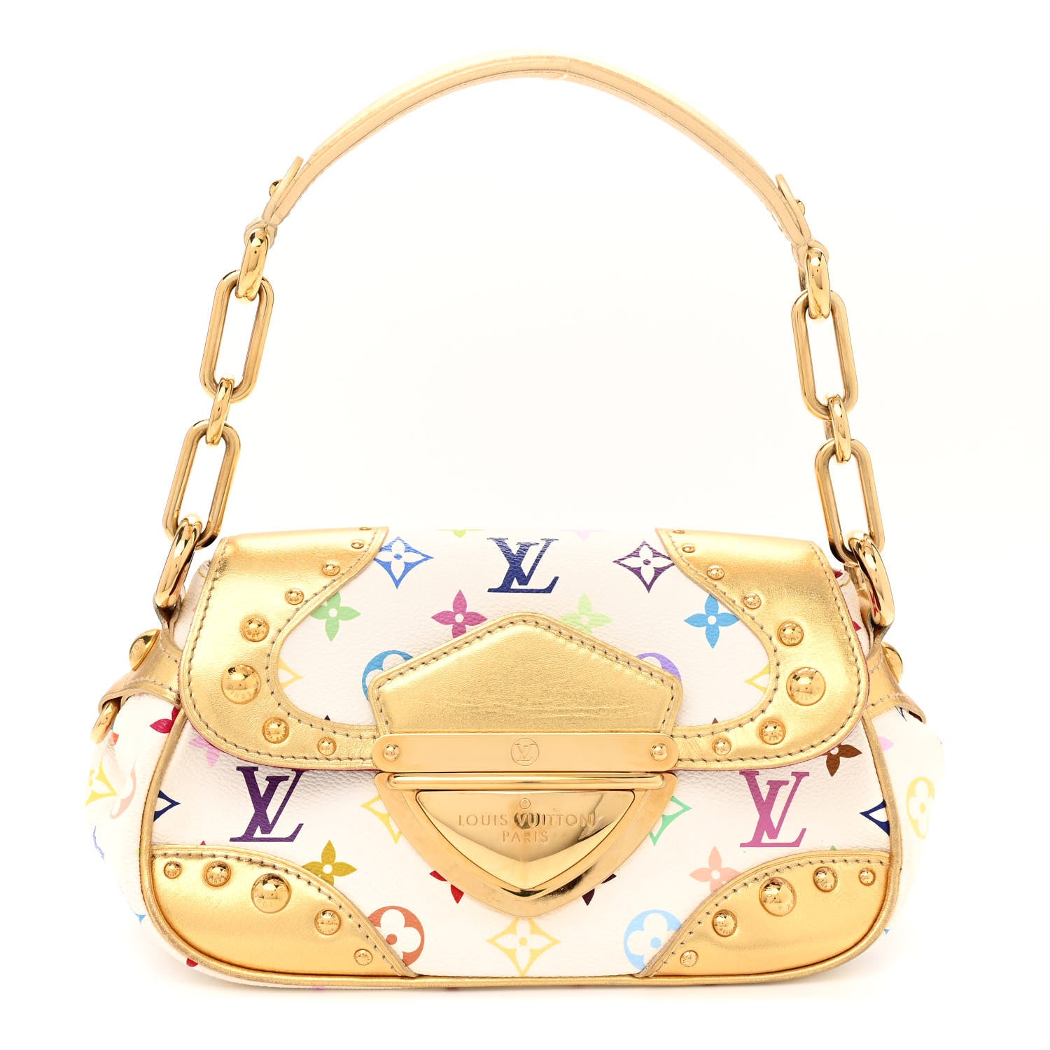 Louis Vuitton Monogram Multicolor Marilyn White Gold 1 of 12