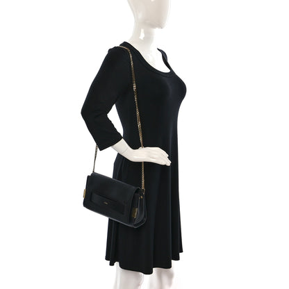 Chloe Nappa Calfskin Medium Elle Chain Clutch Black 2 of 8