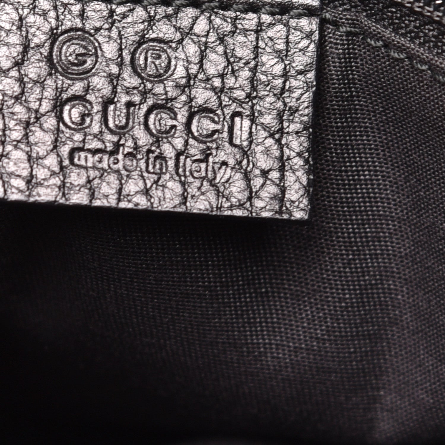 Gucci Denim Monogram Abbey Medium Tote Navy 6 of 9