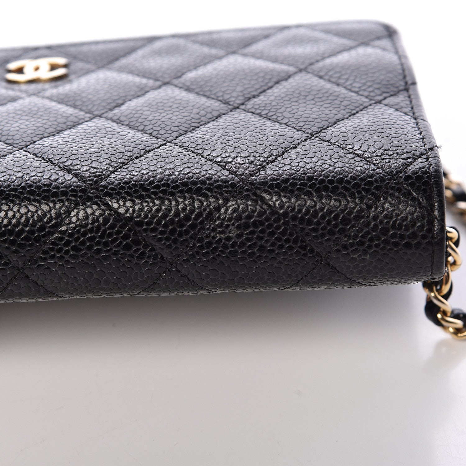 Chanel Caviar Quilted Wallet On Chain WOC Black 17 of 19
