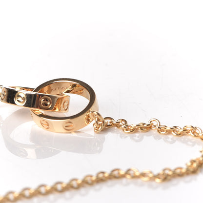 Cartier 18K Yellow Gold Interlocking LOVE Necklace 7 of 8