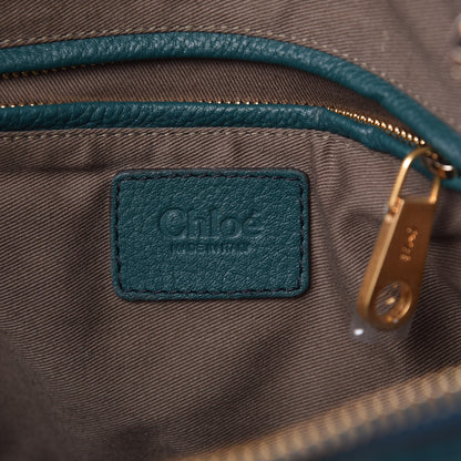 Chloe Calfskin Medium Marcie Satchel Teal 6 of 7