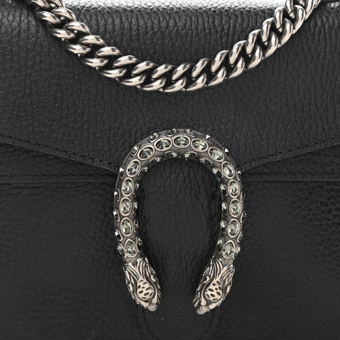Calfskin Mini Dionysus Shoulder Bag Black