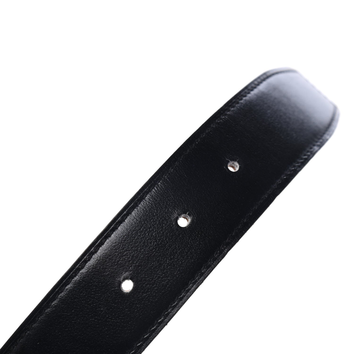 Hermes Box Togo Reversible Glenan 32mm Belt 90 Black Gold 4 of 5