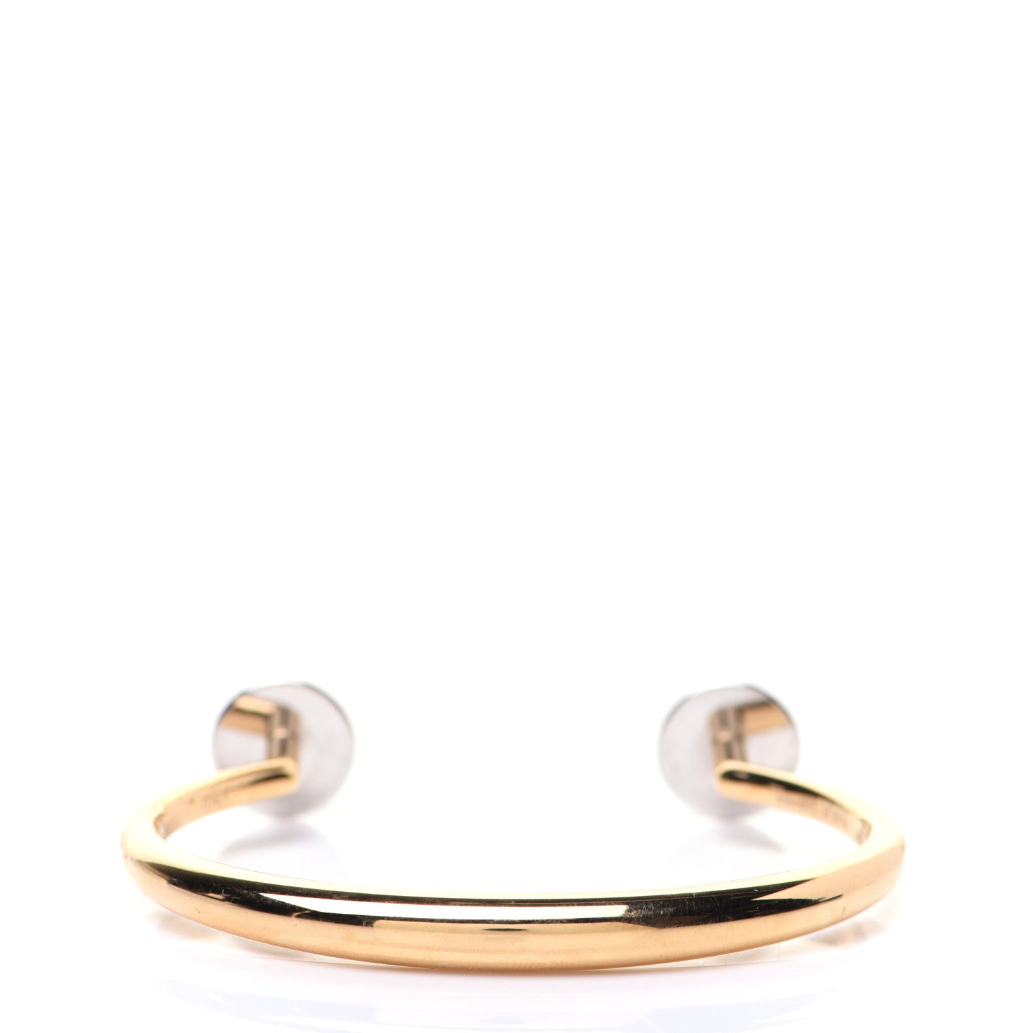 Louis Vuitton Metal Studdy Bracelet M Gold Silver 4 of 10