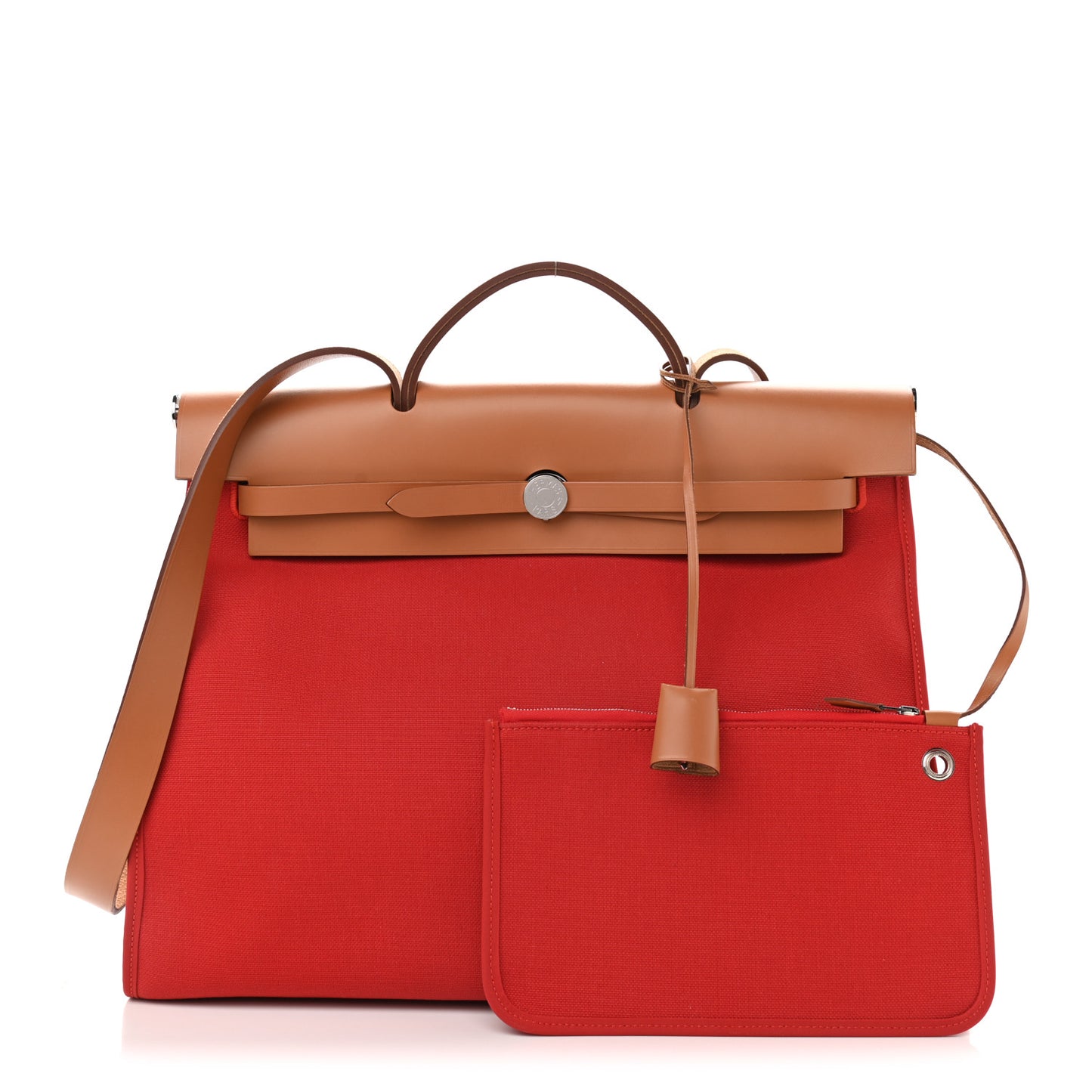Vache Hunter Toile Herbag Zip 39 MM Rouge Tomate Natural