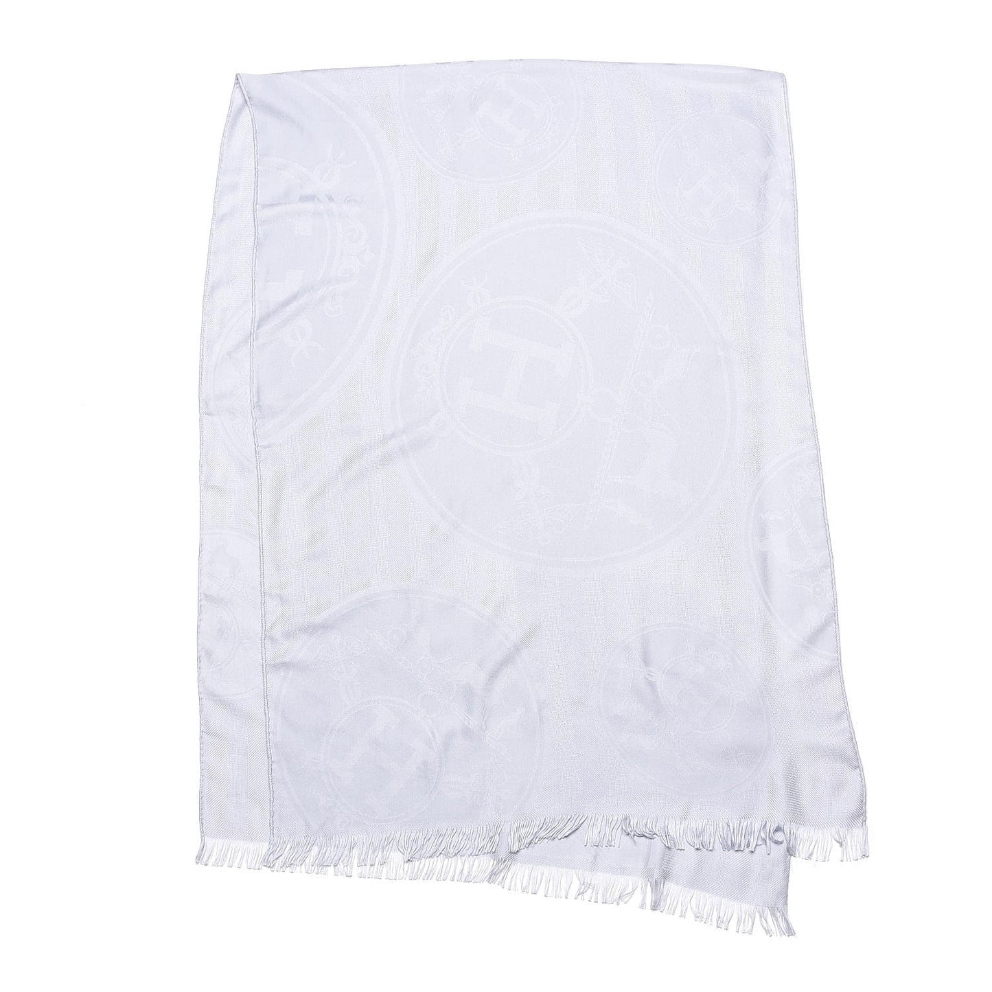 Cashmere Silk New Libris Stole Gris Nuage