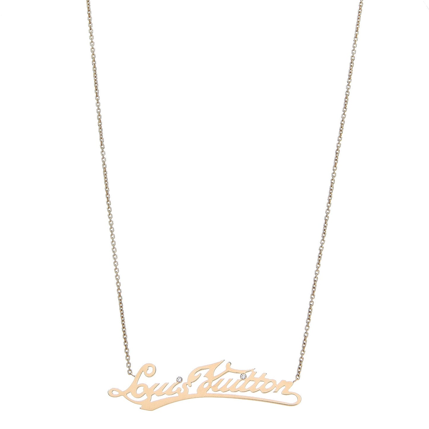 18K Diamond Signature Necklace