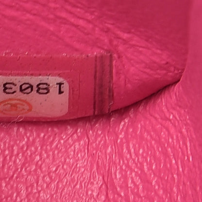 Chanel Iridescent Caviar Quilted Jumbo Double Flap Pink 8 of 11