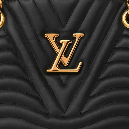 Louis Vuitton Calfskin New Wave Chain Tote Black 8 of 13