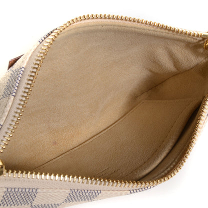 Louis Vuitton Damier Azur Pochette Milla MM 5 of 7