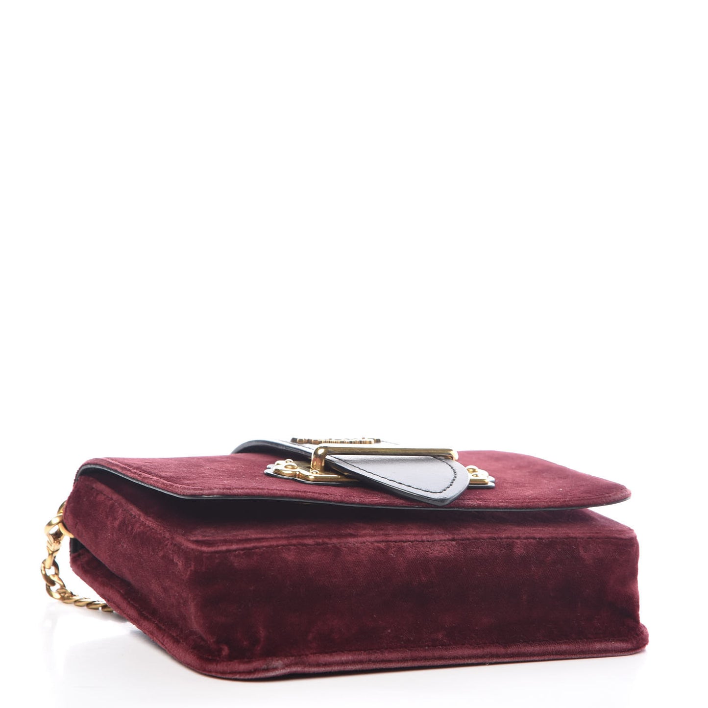 Velvet City Calfskin Cahier Belt Bag Ribes Black