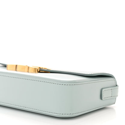 Celine Shiny Calfskin Triomphe Shoulder Bag Soft Blue 11 of 11