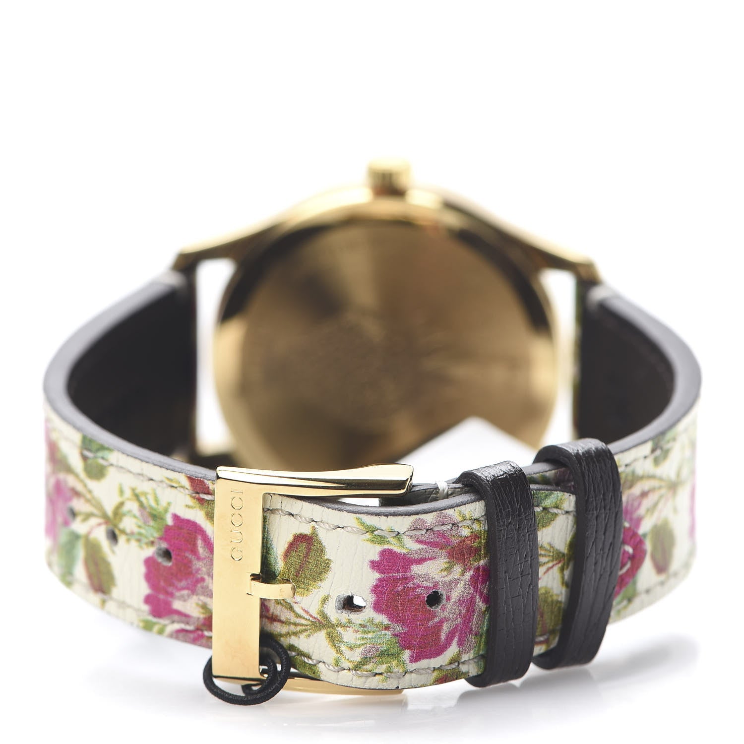 Gucci Stainless Steel Calfskin 38mm G-Timeless Floral Quartz Watch Ivory 4 of 9
