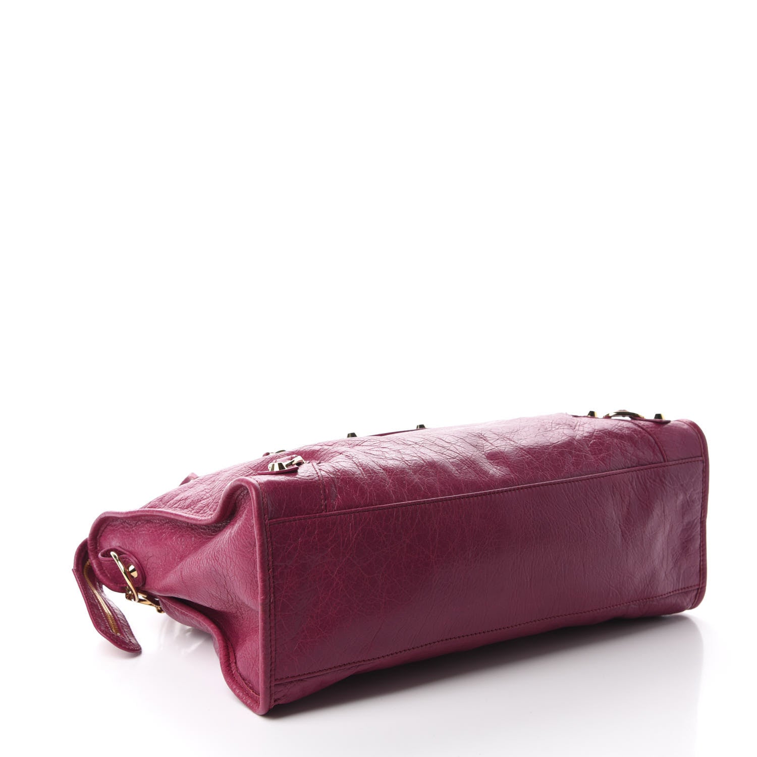 Balenciaga Agneau Classic Gold Hardware City Rose Dahlia 5 of 11