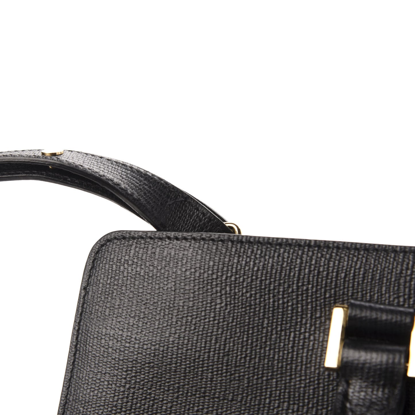 Textured Calfskin Small Classic Y Cabas Black