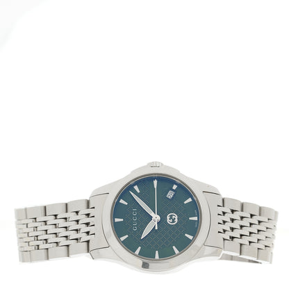 Gucci Stainless Steel 27mm G-Timeless Quartz Watch Green 2 of 4